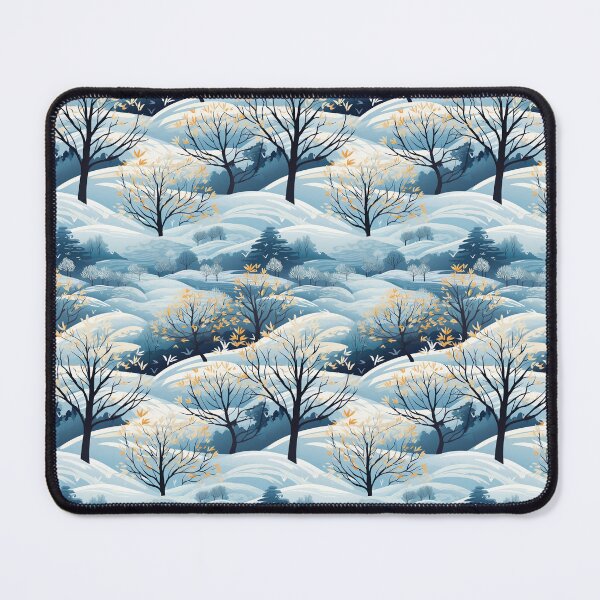Item preview, Frosty Allure: Monet & Mondrian's Wintry Muse - N 23 designed and sold by Moisky Patterns.