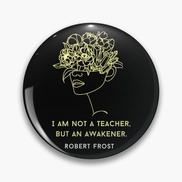 Item preview, Cita de Robert Frost sobre la enseñanza: No soy un maestro, sino un despertador designed and sold by artbleed.