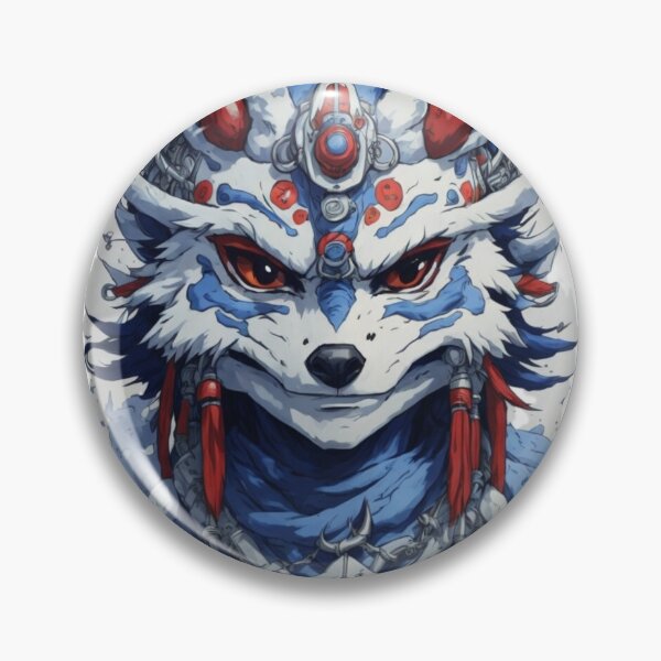 Item preview, Anime Enchantment: Princess Mononoke Mask and Sonic's Tattoo-Style Adventure designed and sold by irosh madushan.