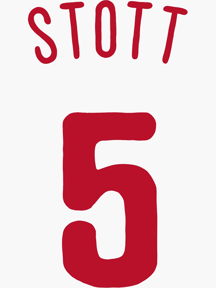 Bryson Stott Jersey Sticker for Sale by meganhoban