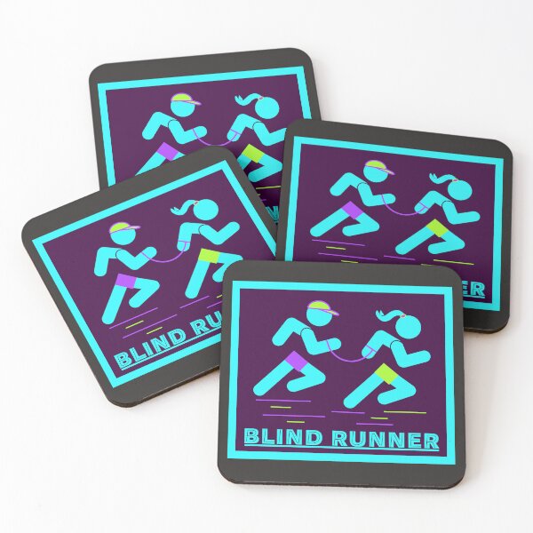 Item preview, Blind Runner Boy and Girl with Tether designed and sold by IndeOandM.
