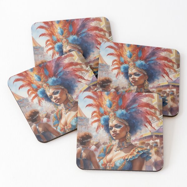 Item preview, Vibrant Carnival Celebration Watercolor designed and sold by ArtbyAdrian.