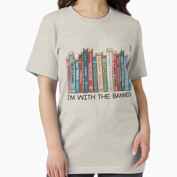 Item preview, I'm With The Banned Shirt, Banned Books Shirt Reading Shirt, Librarian Shirt Woman's Shirt, Banned Books Sweatshirt designed and sold by mooouuad.