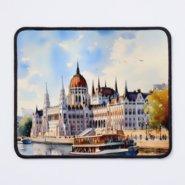 Item preview, A Watercolor Design of the Parliament Building in Budapest - Hungary designed and sold by Sketch-Shack.