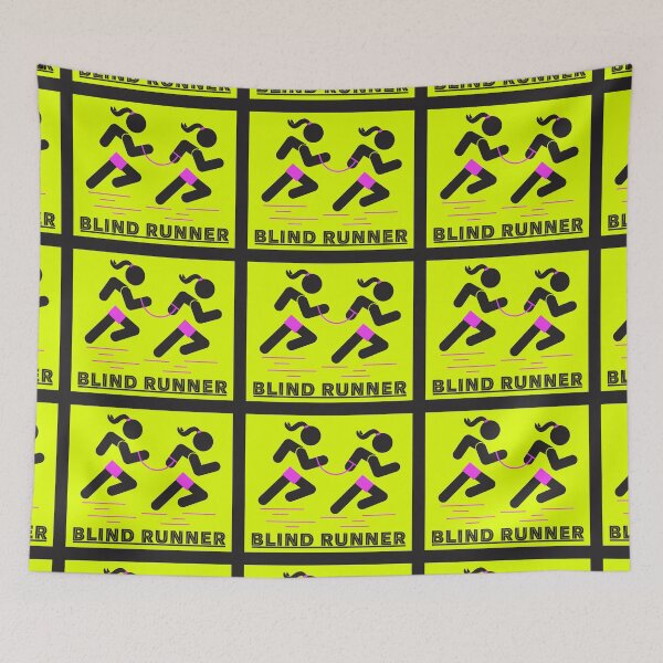 Item preview, Blind Girls Running with Tether designed and sold by IndeOandM.