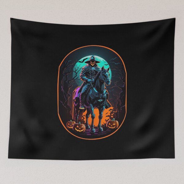 Item preview,  Halloween Horseman With Pumkin, Halloween Horror Night 2023 designed and sold by Desfix.