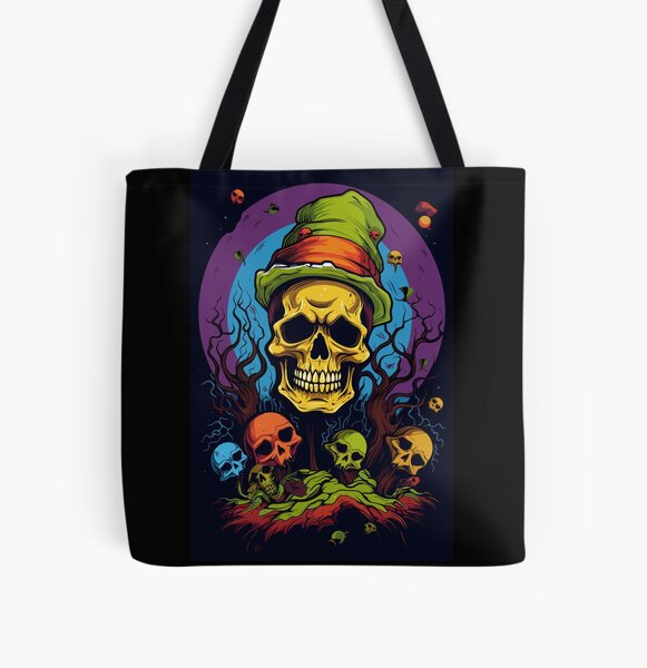 Kohl's Halloween Theme Shopping Tote Bag Ghost Pumpkins Cat