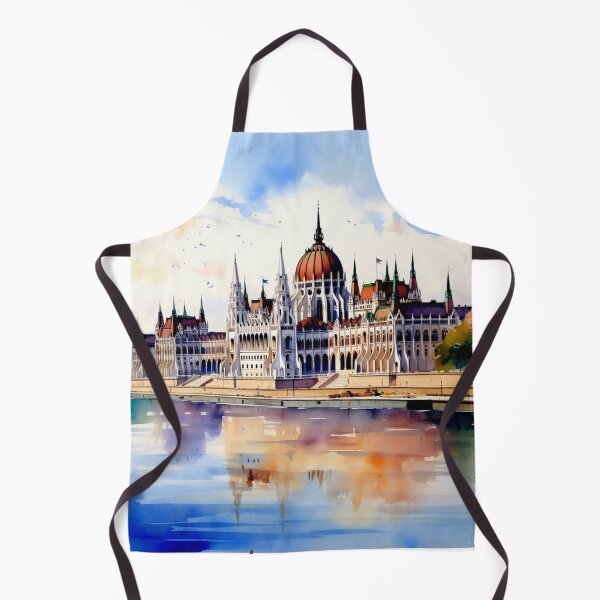 Item preview, A Watercolor Design of the Parliament Building in Budapest - Hungary designed and sold by Sketch-Shack.