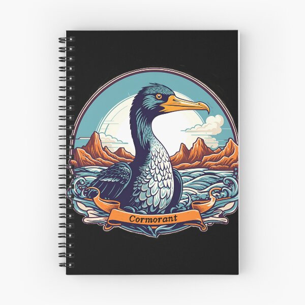 Item preview, Retro Elegance: Vintage Cormorant Artistry designed and sold by ElLocoMus.