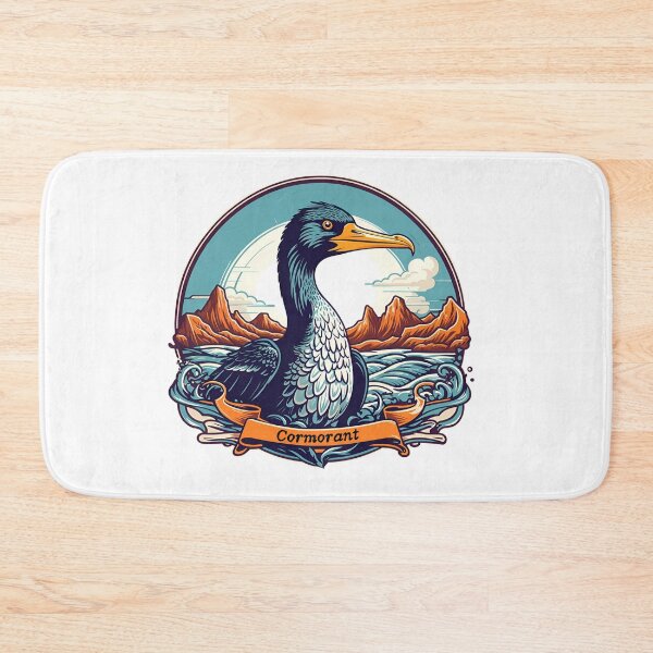 Item preview, Retro Elegance: Vintage Cormorant Artistry designed and sold by ElLocoMus.