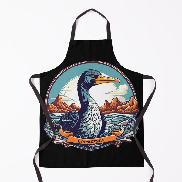 Item preview, Retro Elegance: Vintage Cormorant Artistry designed and sold by ElLocoMus.