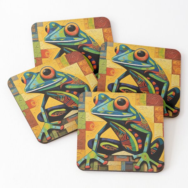 Item preview, trippy frog designed and sold by patternshoprad.