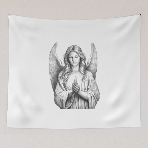 Item preview, Angel with a candle designed and sold by Tomioka-Art.