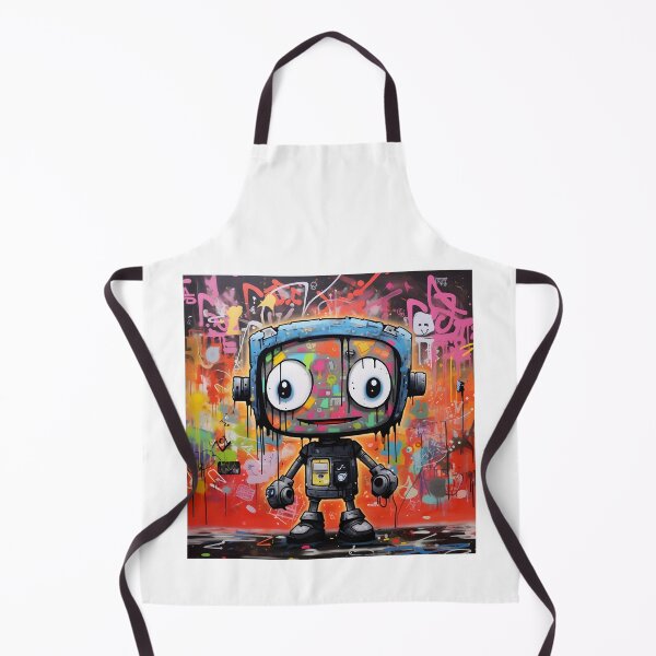 Item preview, Little Kid Graffiti Robot designed and sold by DigitalFracture.
