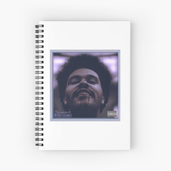 The Weeknd After House Japan Cd Cover Spiral Notebook