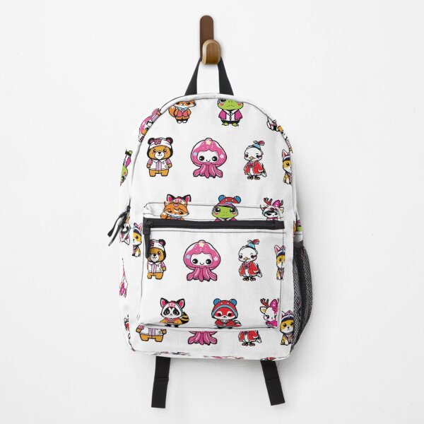 Vista previa del artículo con la obra «Zoológico de Harajuku Yuru-chara», diseñado y vendido por BubbleHarajuku.