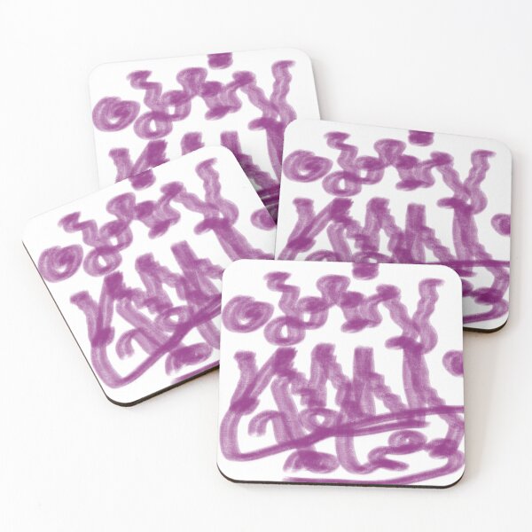 Item preview, Abstract purple lines painting- calming designed and sold by MsRedFox.