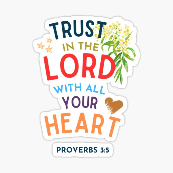 Item preview, Trust in the Lord designed and sold by louisabhishek.