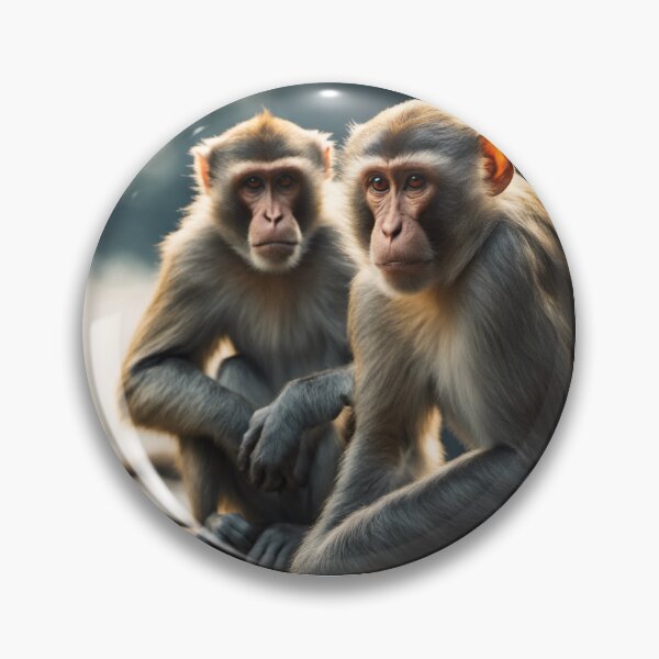 Item preview, Two monkeys in nature designed and sold by AudreyTM.