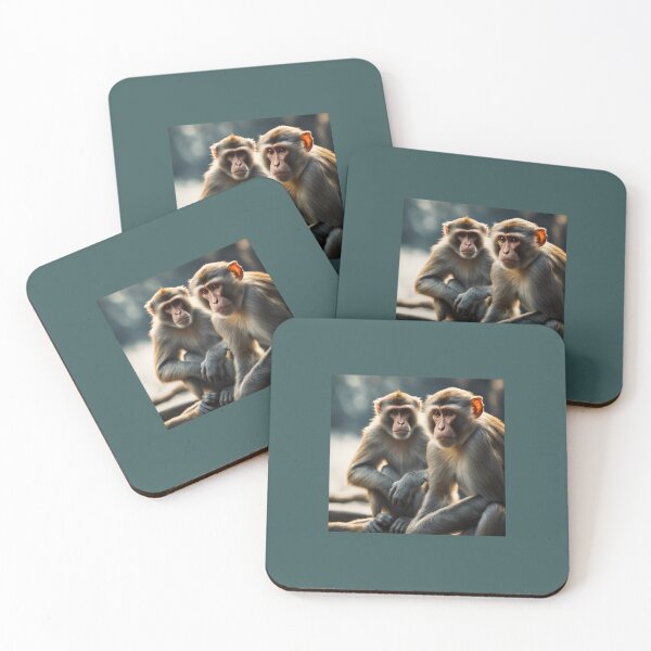 Item preview, Two monkeys in nature designed and sold by AudreyTM.