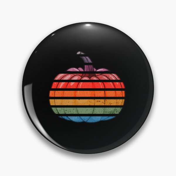 Item preview, pumpkin as colorful retro sunset designed and sold by PositiveIdeas.