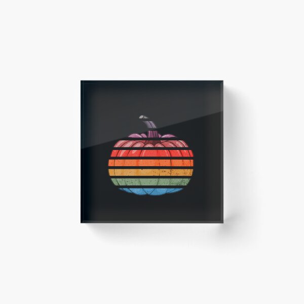 Item preview, pumpkin as colorful retro sunset designed and sold by PositiveIdeas.