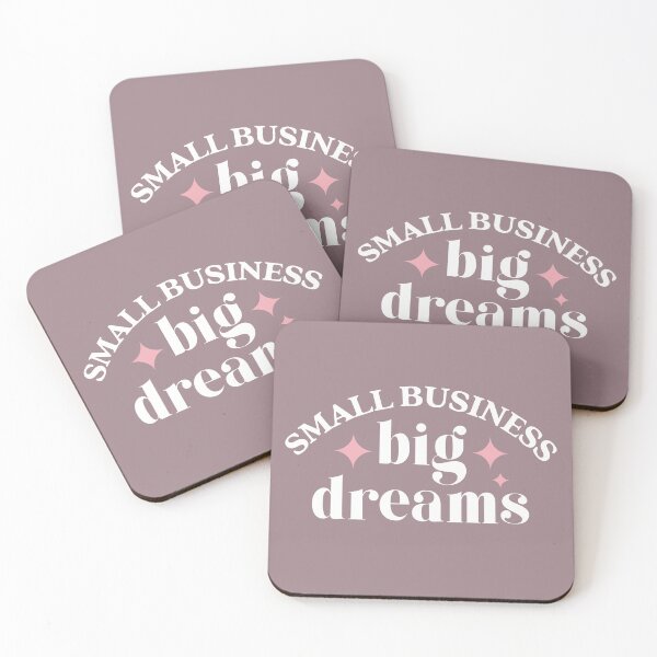 Item preview, Small business big dreams | white and pink designed and sold by LazyCho.