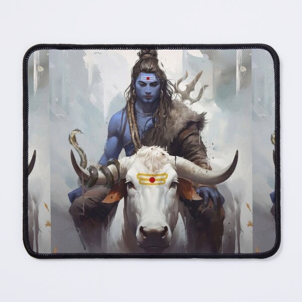 Item preview, Divine Bond: Lord Shiva and Nandi Artistry designed and sold by banothsonu.