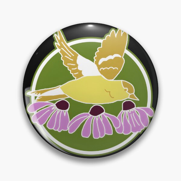 Item preview, Goldfinch and Coneflowers 	 		 designed and sold by dsktxatulb5.