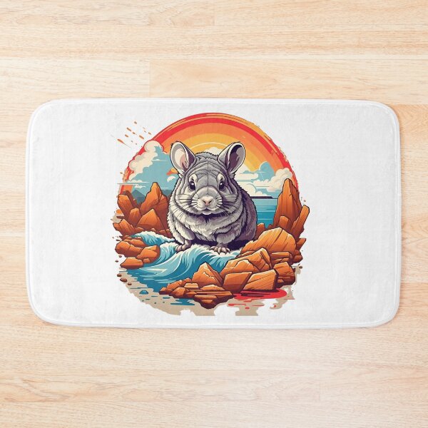Item preview, Retro Elegance: Vintage Chinchilla Artistry designed and sold by ElLocoMus.