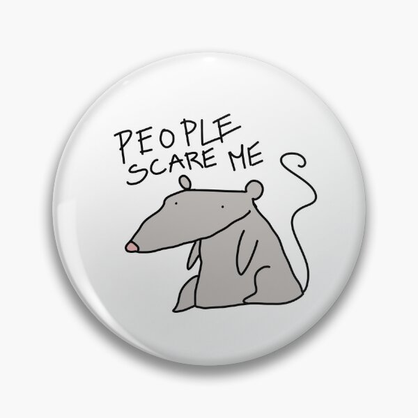 Item preview, People scare me designed and sold by HummingGhost.