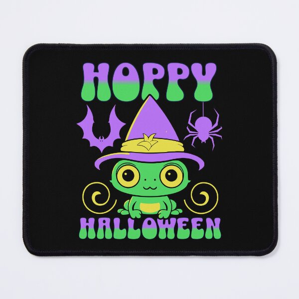 Item preview, Hoppy Halloween - cute cartoon frog designed and sold by EvergreenWhimsy.