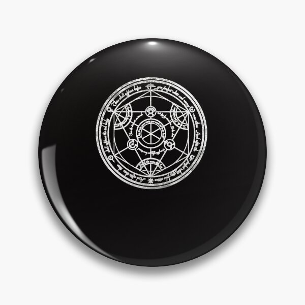 Item preview, Human Transmutation Circle Silver Grunge designed and sold by WiltrudDor.