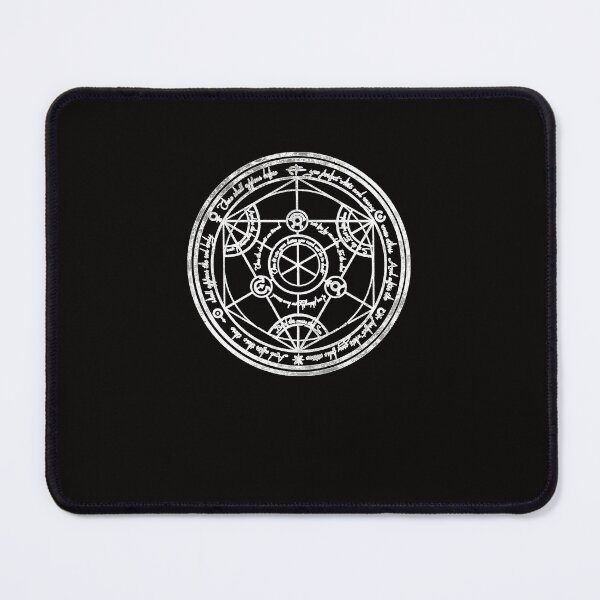 Item preview, Human Transmutation Circle Silver Grunge designed and sold by WiltrudDor.