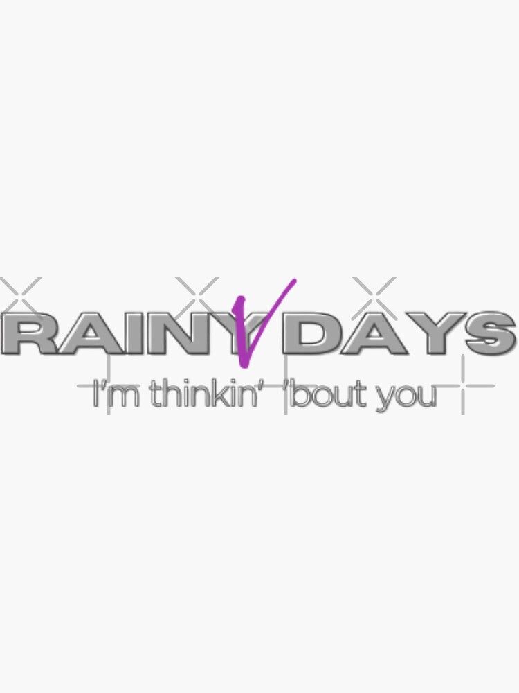 V - Rainy days Sticker by mymikrokosmos