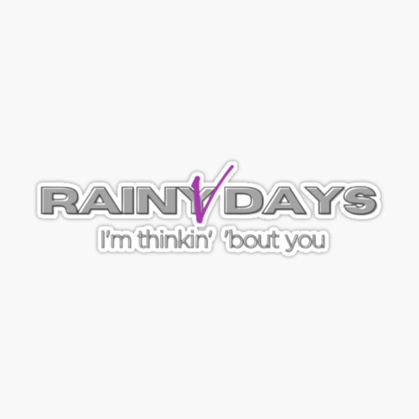 V - Rainy days Sticker by mymikrokosmos