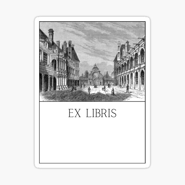 Item preview, Fontainebleau Castle Ex Libris  designed and sold by Roaming  the Greenwood.