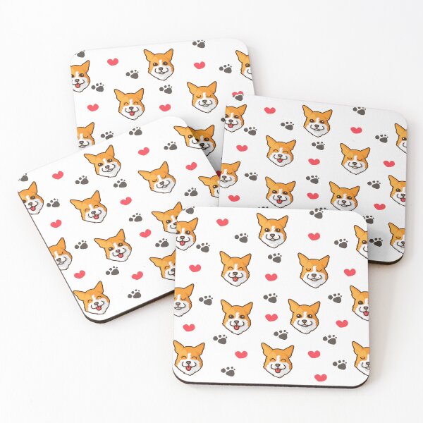 Item preview, Pembroke-Welsh-Corgi patterned designed and sold by Cute Animal pattern T-shirt.