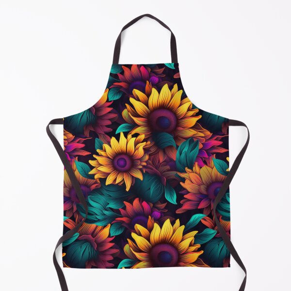 Item preview, colorful sunflowers texture designed and sold by RodoArtDs.