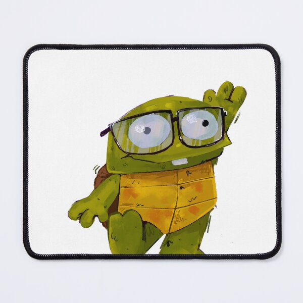 Item preview, Cute Turtle with glasses who might be a mutant sticker designed and sold by StickrBoy.