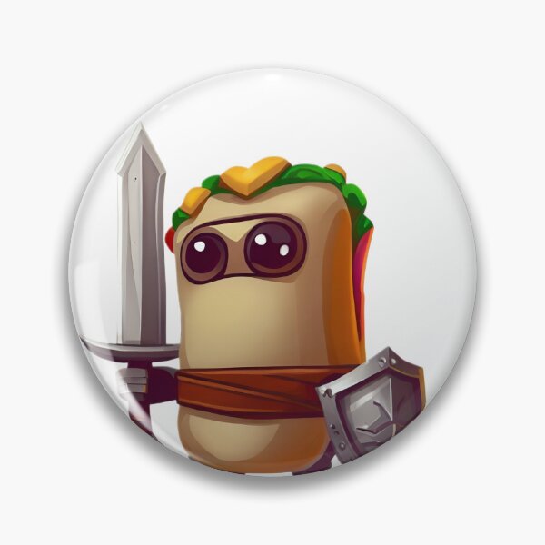 Item preview, Burrito warrior Reginald  designed and sold by ColderDesignLab.
