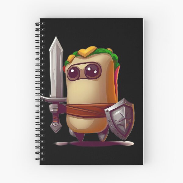 Item preview, Burrito warrior Reginald  designed and sold by ColderDesignLab.