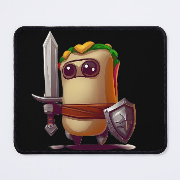 Item preview, Burrito warrior Reginald  designed and sold by ColderDesignLab.