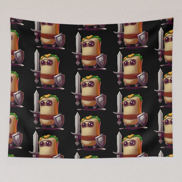 Item preview, Burrito warrior Reginald  designed and sold by ColderDesignLab.