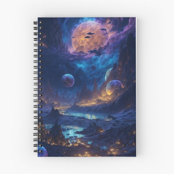 Item preview, Celestial Dreams: Nightscapes of Alien Worlds and Mystical Galaxies designed and sold by irosh madushan.