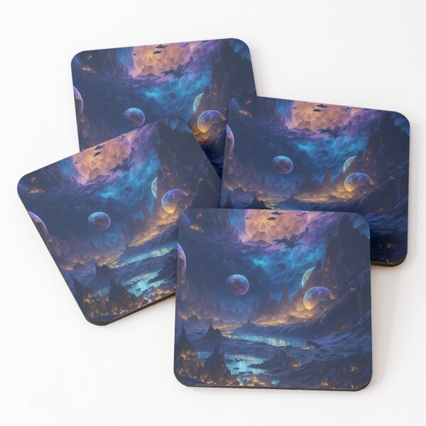 Item preview, Celestial Dreams: Nightscapes of Alien Worlds and Mystical Galaxies designed and sold by irosh madushan.