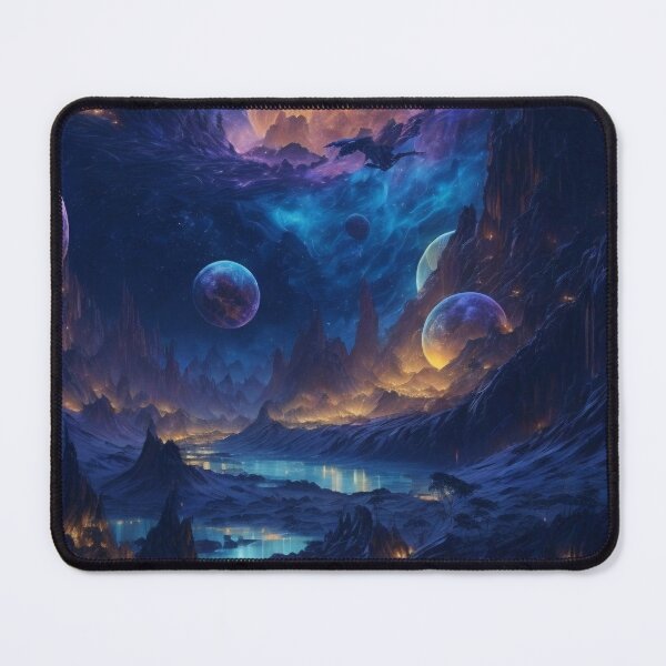 Item preview, Celestial Dreams: Nightscapes of Alien Worlds and Mystical Galaxies designed and sold by irosh madushan.