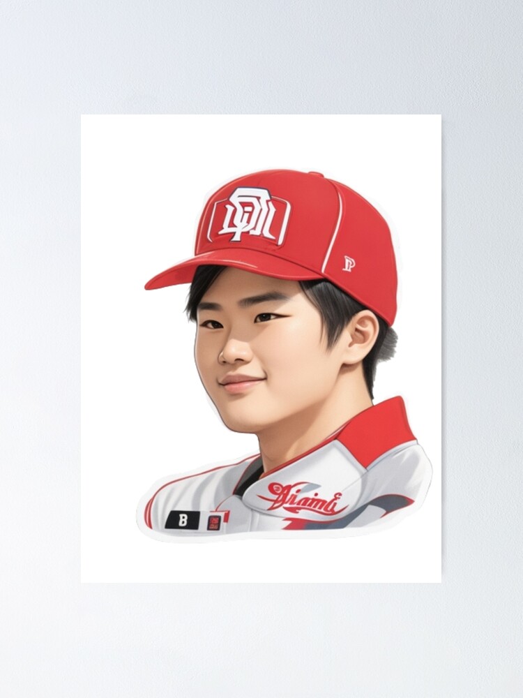 The is shohei ohtani vektor  Poster for Sale by Apit07