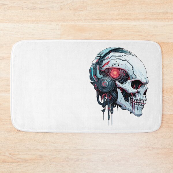 Item preview, Cyberpunk Skull in Neon Colors designed and sold by SchorlCraft.