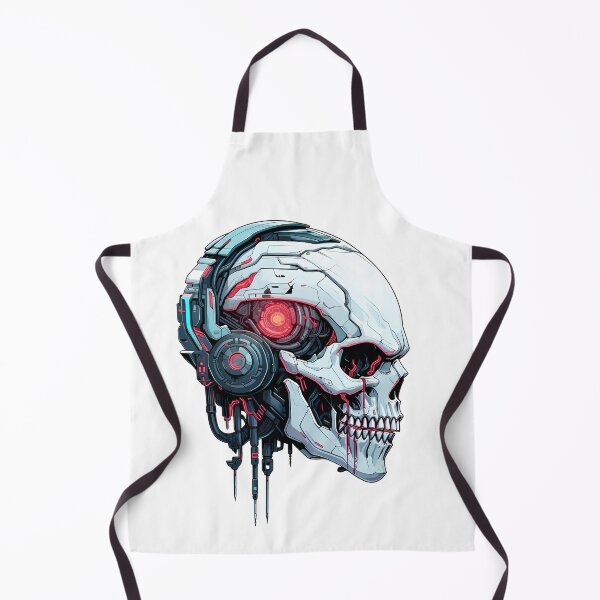 Item preview, Cyberpunk Skull in Neon Colors designed and sold by SchorlCraft.